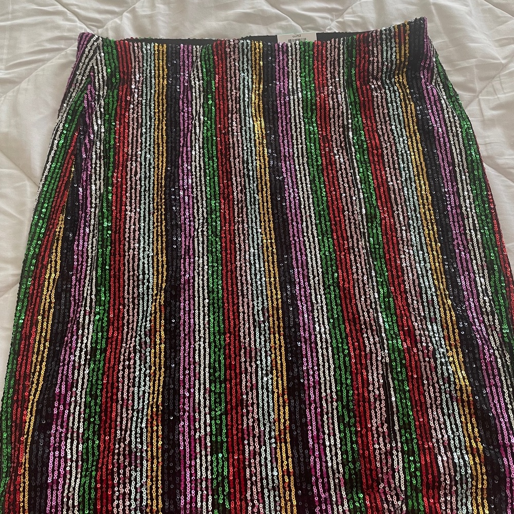 Sequin mini skirt
